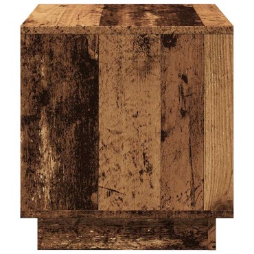 vidaXL Τραπεζάκι σαλονιού Παλιό ξύλο 40x40x43cm Κατασκευασμένο ξύλο 1 τεμ.