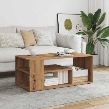 vidaXL Τραπεζάκι σαλονιού Artisan Oak 100x50x40cm Κατασκευασμένο ξύλο 1 τεμ.