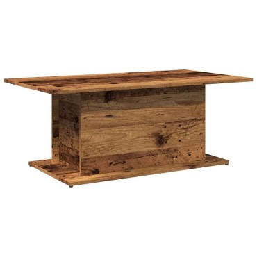 vidaXL Τραπεζάκι σαλονιού Παλιό ξύλο 102x55,5x40cm Ξύλο μηχανής 1 τεμ.