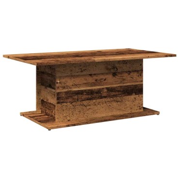 vidaXL Τραπεζάκι σαλονιού Παλιό ξύλο 102x55,5x40cm Ξύλο μηχανής 1 τεμ.