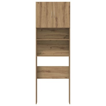 vidaXL Ντουλάπι πλυντηρίου ρούχων Artisan Oak Κατασκευασμένο ξύλο
