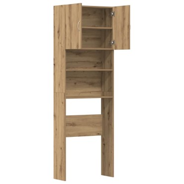 vidaXL Ντουλάπι πλυντηρίου ρούχων Artisan Oak Κατασκευασμένο ξύλο