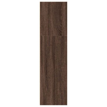 vidaXL Βιβλιοθήκη καφέ δρυς 60x30x114cm Ξύλινη κατασκευή 1 τεμ.