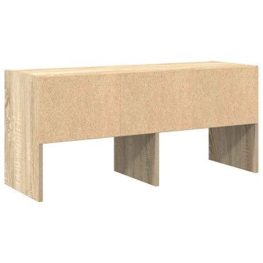 vidaXL Ράφι παπουτσιών στοιβαζόμενο Sonoma Oak 89,5x30x40 cm