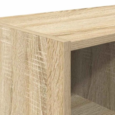 vidaXL Ράφι παπουτσιών στοιβαζόμενο Sonoma Oak 89,5x30x40 cm