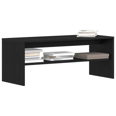 ντουλάπι τηλεόρασης vidaXL Μαύρη δρυς 100x40x40cm Κατασκευασμένο ξύλο