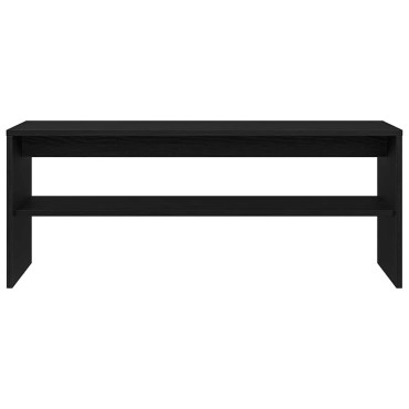 ντουλάπι τηλεόρασης vidaXL Μαύρη δρυς 100x40x40cm Κατασκευασμένο ξύλο