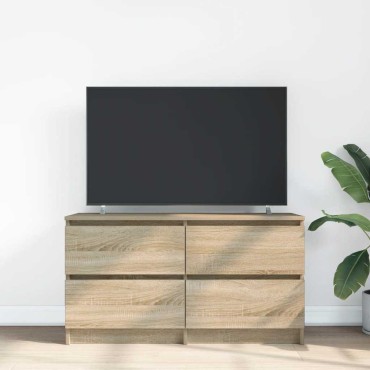 vidaXL Έπιπλο Τηλεόρασης Sonoma Δρυς 100x35x54cm Επεξ. Ξύλο