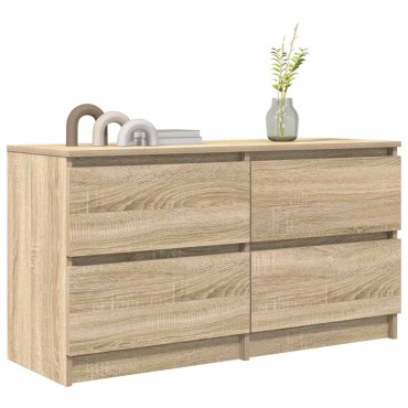vidaXL Έπιπλο Τηλεόρασης Sonoma Δρυς 100x35x54cm Επεξ. Ξύλο