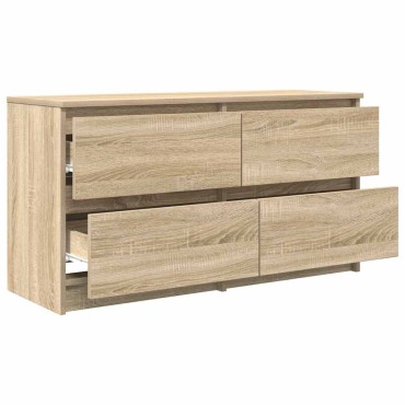 vidaXL Έπιπλο Τηλεόρασης Sonoma Δρυς 100x35x54cm Επεξ. Ξύλο
