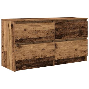vidaXL Έπιπλο Τηλεόρασης Όψη Παλαιού Ξύλου 100x35x54cm Επεξ. Ξύλο