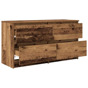 vidaXL Έπιπλο Τηλεόρασης Όψη Παλαιού Ξύλου 100x35x54cm Επεξ. Ξύλο