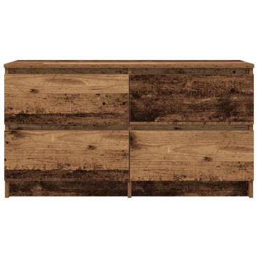 vidaXL Έπιπλο Τηλεόρασης Όψη Παλαιού Ξύλου 100x35x54cm Επεξ. Ξύλο