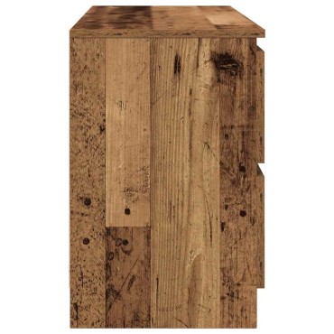 vidaXL Έπιπλο Τηλεόρασης Όψη Παλαιού Ξύλου 100x35x54cm Επεξ. Ξύλο