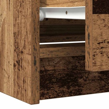 vidaXL Έπιπλο Τηλεόρασης Όψη Παλαιού Ξύλου 100x35x54cm Επεξ. Ξύλο