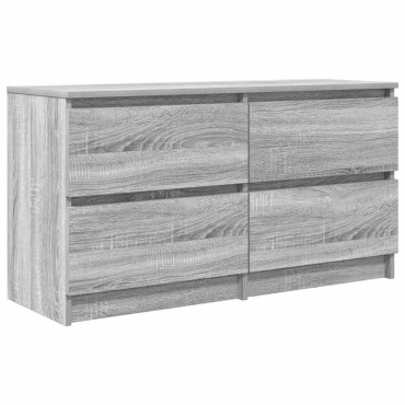 vidaXL Έπιπλο Τηλεόρασης Γκρι Sonoma 100x35x54cm από Επεξεργ. Ξύλο