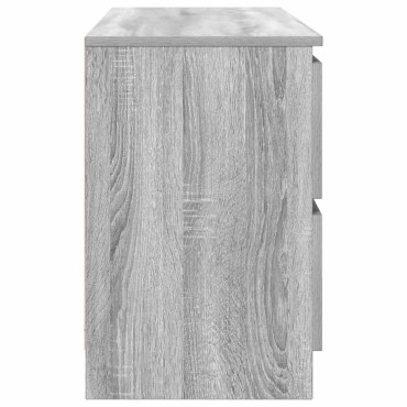 vidaXL Έπιπλο Τηλεόρασης Γκρι Sonoma 100x35x54cm από Επεξεργ. Ξύλο