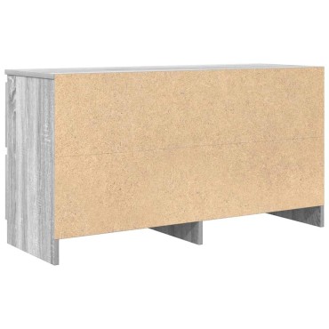 vidaXL Έπιπλο Τηλεόρασης Γκρι Sonoma 100x35x54cm από Επεξεργ. Ξύλο