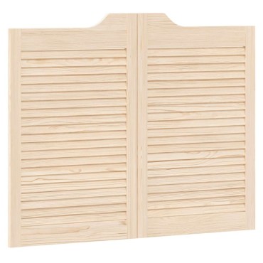 vidaXL Ανοιγόμενες πόρτες περσίδες 2 ζευγών 80x100 cm μασίφ ξύλο πεύκο