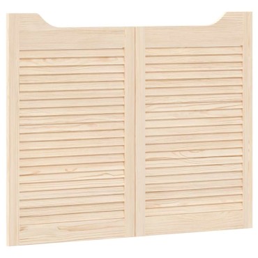 vidaXL Ανοιγόμενες πόρτες περσίδες 2 ζευγών 80x100 cm μασίφ ξύλο πεύκο