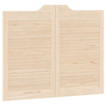 vidaXL Ανοιγόμενες πόρτες περσίδες 2 ζευγών 80x100 cm μασίφ ξύλο πεύκο