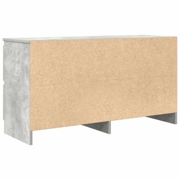 vidaXL Έπιπλο Τηλεόρασης Γκρι Σκυρ. 100x35x54cm Επεξ. Ξύλο