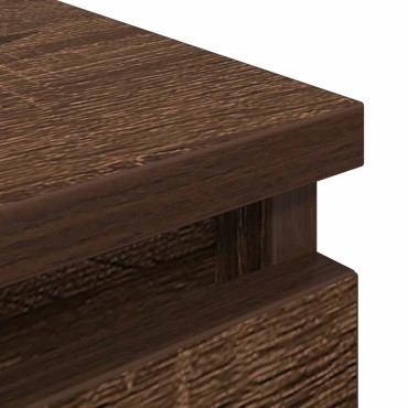 vidaXL Έπιπλο Τηλεόρασης Καφέ Δρυς 100x35x54cm Επεξ. Ξύλο