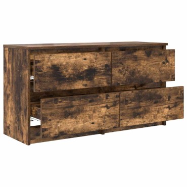 vidaXL Έπιπλο Τηλεόρασης Καπνιστή Δρυς 100x35x54cm Επεξ. Ξύλο