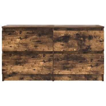 vidaXL Έπιπλο Τηλεόρασης Καπνιστή Δρυς 100x35x54cm Επεξ. Ξύλο