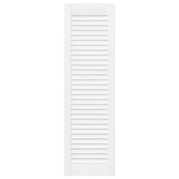 vidaXL Πόρτα ντουλαπιού Louvred Design Λευκό 99x29,5 cm