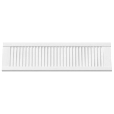 vidaXL Πόρτα ντουλαπιού Louvred Design Λευκό 99x29,5 cm
