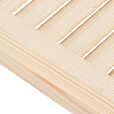 vidaXL Ανοιγόμενες πόρτες με περσίδες 2 ζευγών 100x100 cm