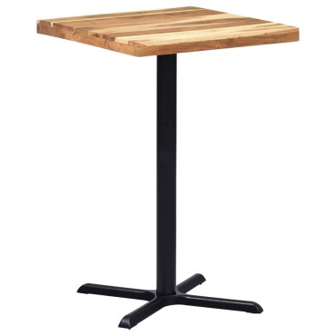 vidaXL Πόδι Τραπεζιού Bistro Μαύρο 76x76x107cm από Χυτοσίδηρο 1 τεμ.