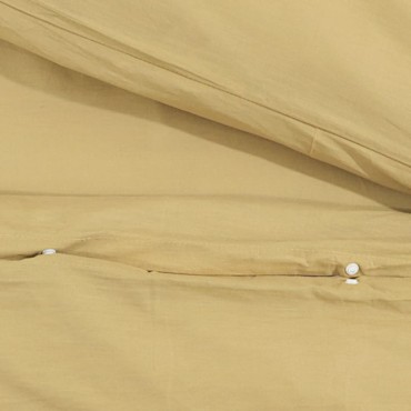 vidaXL Σετ Παπλωματοθήκης Taupe 200 x 200 εκ. Ελαφρύ Ύφασμα Μικροϊνών