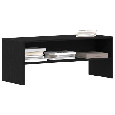 ντουλάπι τηλεόρασης vidaXL Μαύρη δρυς 100x40x40cm Κατασκευασμένο ξύλο