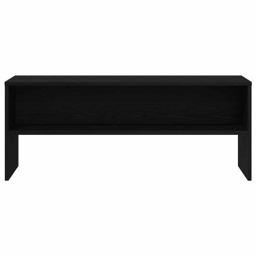 ντουλάπι τηλεόρασης vidaXL Μαύρη δρυς 100x40x40cm Κατασκευασμένο ξύλο