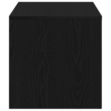 ντουλάπι τηλεόρασης vidaXL Μαύρη δρυς 100x40x40cm Κατασκευασμένο ξύλο