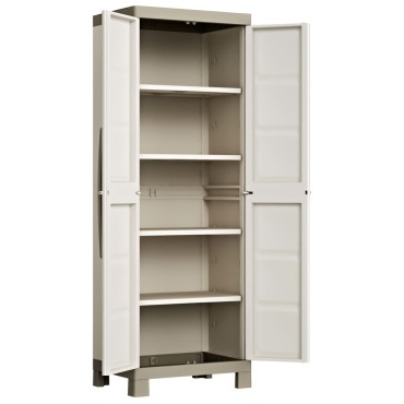 Keter Ντουλάπα Αποθήκευσης με Ράφια Excellence Μπεζ / Taupe 182cm