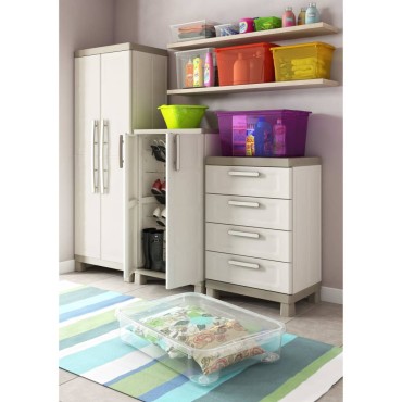 Keter Ντουλάπα Αποθήκευσης με Ράφια Excellence Μπεζ / Taupe 182cm