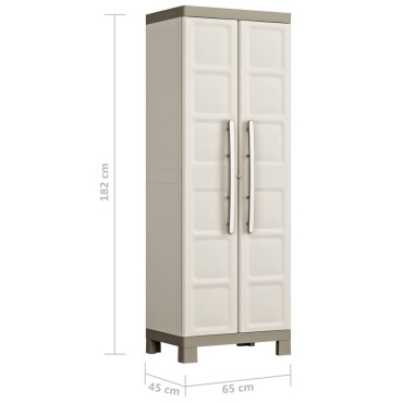 Keter Ντουλάπα Αποθήκευσης με Ράφια Excellence Μπεζ / Taupe 182cm