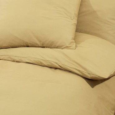 vidaXL Σετ Παπλωματοθήκης Taupe 220x240 εκ. Ελαφρύ Ύφασμα Μικροϊνών