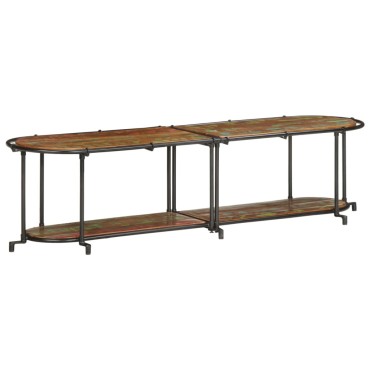 ντουλάπι τηλεόρασης vidaXL 160x42x40cm από μασίφ ξύλο αναγεννημένο