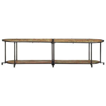 ντουλάπι τηλεόρασης vidaXL 160x42x40cm από μασίφ ξύλο αναγεννημένο