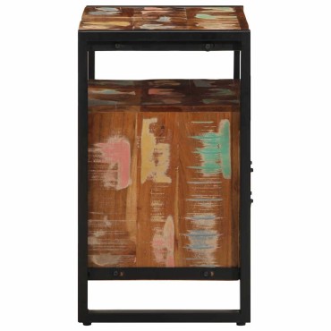 vidaXL ντουλάπι νιπτήρα μπάνιου 55x35x60cm στερεό ξύλο αναγεννημένο