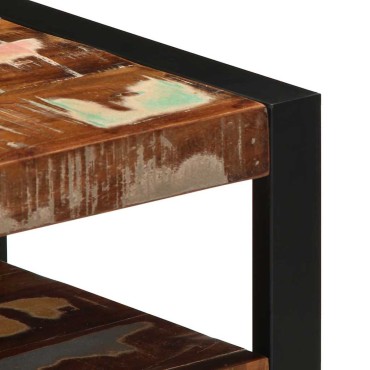 vidaXL ντουλάπι νιπτήρα μπάνιου 55x35x60cm στερεό ξύλο αναγεννημένο