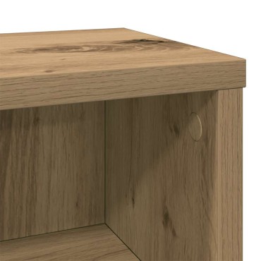 vidaXL Ντουλάπι CD Artisan Oak 21x20x88cm Κατασκευασμένο ξύλο 1 τεμ.