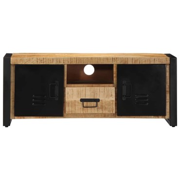 vidaXL Ντουλάπι τηλεόρασης 100x30x40cm Στερεό ακατέργαστο ξύλο Mango
