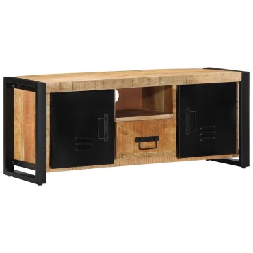 vidaXL Ντουλάπι τηλεόρασης 100x30x40cm Στερεό ακατέργαστο ξύλο Mango