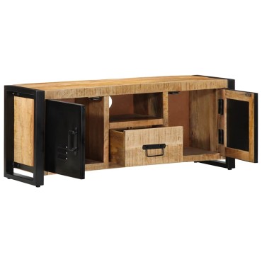 vidaXL Ντουλάπι τηλεόρασης 100x30x40cm Στερεό ακατέργαστο ξύλο Mango