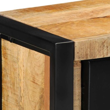 vidaXL Ντουλάπι τηλεόρασης 100x30x40cm Στερεό ακατέργαστο ξύλο Mango